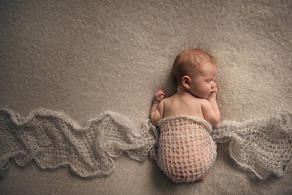 sleeping on tummy with soft wrap